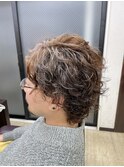 強めシャドーパーマ/30代40代50代60代