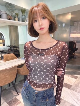 ロンド ロビン 栄(Lond robin) 韓国/前髪/縮毛矯正/レイヤー/ショートボブ