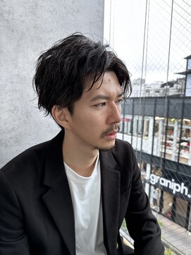 ロンドアベニール 北千住(Lond avenir) メンズ×センターパート