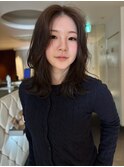 こなれ感×ナチュラルセンターパートミディアム☆