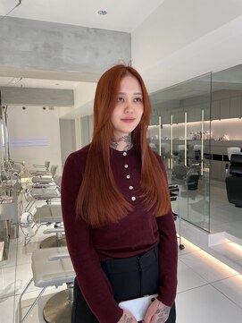 シー 立川(Si) ブリーチなしダブルカラーでできるアプリコットオレンジ