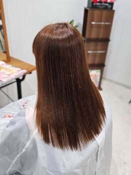 ルリアン(Le Lien)の写真/湿気の時期のスタイリングを楽に♪こだわりの商材で、ダメージレスに自然なストレートが叶う＊