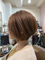 グランツ(hair salon Glanz) 大人のミルクティーベージュに王道ショートボブ