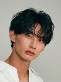 銀座メンズマッシュシャドウパーマツイスパメンズパーマウルフ