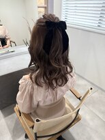 ヘアー アトリエ アンジー(Hair Atelier Angee)&nbsp;韓国風ハーフアップ