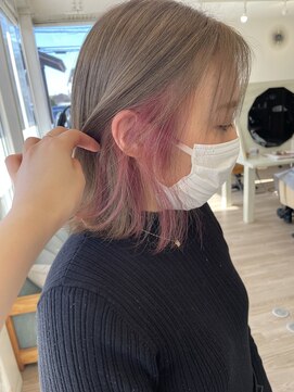 ユニカ 宇都宮(yunica) イヤリングカラー/デザインカラー/ケアブリーチ