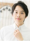 20代30代立ち上げ七三分けダークアッシュ韓国ヘアV南越谷
