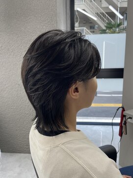 バディ 中野駅前店(BUDDY) センターパートショートウルフ【中野美容室/新中野/東中野】