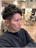 アップバング2ブロックニュアンスパーマ