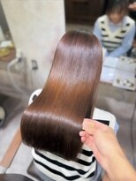 プレバイイオエ 三宮店(pre. by ioe)&nbsp;髪質改善ストレート/ココアベージュ/小顔カット