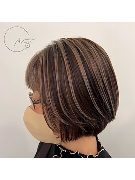 CoCoオリジナル白髪ぼかしハイライト