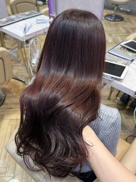 ロンド フィーユ(Lond fille) ミディアムレイヤーカット/レイヤー/顔周り/韓国/髪質改善/銀座