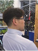 オーダー:なんか良い感じに刈り上げてパーマかけて染めて