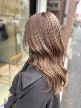 エスト 小倉(est) ミルクティーブラウンカラー/髪質改善/ロング/ブリーチ