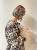 シアアルン 新小岩店(SHEER alun)&nbsp;◆【ハイトーン】艶ボブ×ミルクティー×オージュア【新小岩】