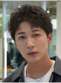渋谷アクティブショートルーズショートパーマツイストパーマ緩め