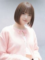 アース 一宮店(HAIR & MAKE EARTH) earthショートレイヤーボブミルクティー丸みショートボブ