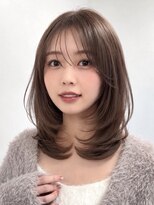 アビー(ABBEY3)&nbsp;ミディアムレイヤーカットハッシュカットシャギーカット髪質改善