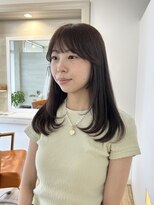ハノン(Hanon)&nbsp;柔らかブラウン×ローレイヤースタイル