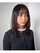 ソラ ヘアーメイク(SORA HAIR MAKE)&nbsp;柔らかく動く顔まわりレイヤーミデ