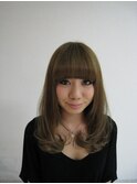 重めバングふんわりAライン