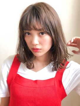 アグ ヘアー クレイン 宮崎店(Agu hair crane) 似合わせカットウェーブブルージュ小顔バング