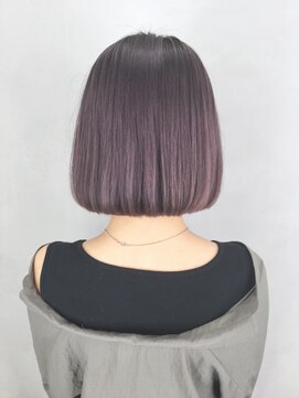 アルバム 銀座(ALBUM GINZA) ラベンダーグレージュ_くびれセミディたまねぎアレンジ_ba210503