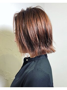 ウィロー(WILLOW) 【WILLOW京橋】ハイトーン×切りっぱなしボブ（小玉泰基）