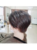 ローライトカラー ショートカット