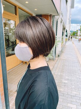 ラブハーツアンドビー マツヤマ(luve heart's And Be matsuyama) ノンブローカット　ショートボブ