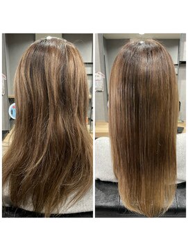 アミーベル ミラク(AMI a BELLE Miracle) 毛先まで潤いたっぷりミディアムスタイル