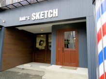 スケッチ(SKETCH)の雰囲気（プライベートbarberです。サインポールが目印です。）