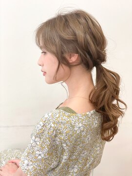 バブルス 久米川店(BUBBLES) いつもと違うオシャレポニーテール