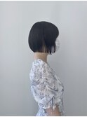 透明感のあるストレートミニボブ【吉祥寺】【イルミナカラー】