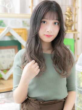 カバーヘア ブリス 北浦和(COVER HAIR bliss) グレーベージュハイライトくせ毛風カールc5北浦和20代30代40代