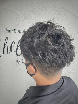 シェルバイコソラ(SHELL by kosora) ツーブロックエアリーパーマ