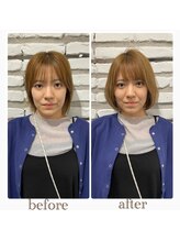 【顔型診断before&after】”縦長さん”お悩み改善似合わせ【岡本/御影/芦屋/三宮】