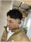 短髪でも動きが欲しい方はニュアンスパーマ ツイスパ 波巻き