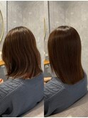 【Before→After】髪質改善/酸熱トリートメント/似合わせカット