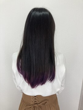 シエル 立川店(CIEL) 【CIEL 佐藤】テールカラー　パープル
