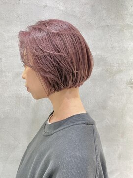 ロンドアベニール 北千住(Lond avenir) 韓国ボブ ピンクブロッサム☆ボブ/インナーカラー[北千住]