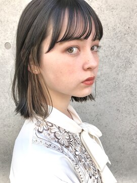 ムーク 海老名(MUUK) 大人ボブ/インナーカラーボブ/ブリーチカラー/海老名ボブ