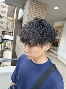 ブレイズ ザ サロン(BLAZE THE SALON) 簡単スタイリングソフトツイストショートマッシュ【BLAZE 大庭】