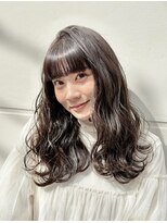 プリンシペ(PRINCIPE)&nbsp;ウォームブラウンのふわふわウェーブ スタイル