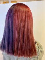 アズールサン 草加西口店(azule-sun)&nbsp;ツートンカラー,パープル,ピンク,ダブルカラー【草加】