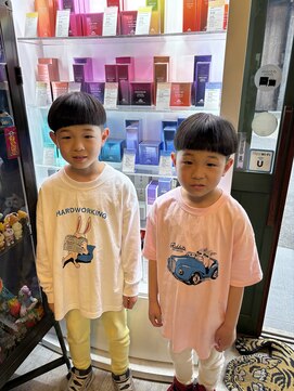 バブルス ヘアー ワークス(Bubbles hair works) お椀カット