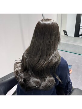 ノット 表参道青山(knot) 美髪透明感オリーブグレージュカラー