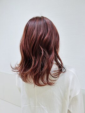 ケンジ 平塚 アネッタ(KENJE annetta) 髪質改善イノアカラー☆ピンクレッド