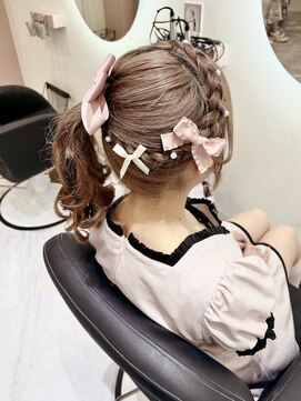 クランリリー 東梅田店(clan lily) サイドポニーテール/梅田ヘアセット