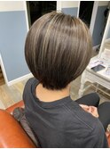 オリーブアッシュ×ハイライト